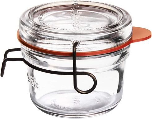 Luigi Bormioli Lock Eat Canning, Preserving & Serving Food Jar, 4.25 oz...