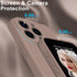 DEENAKIN Designed for iPhone 15 Pro Case with Screen Protector - Enhanced Camera Protection - Smooth Baby Skin-like Feel Silicone Cover - Slim Fit...