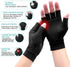 Copper Arthritis Gloves for Women Men, Fingerless Breathable & Moisture Wicking Arthritis Compression Gloves for Computer Typing and Dailywork of ...