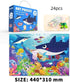 Jigsaw Puzzle for Kids, 24 Pieces, Toddler Learning Educational Toys, Children Gifts for 3 4 5 6 Year Old Boys Girls, Jigsaw Puzzles for Kids (Und...