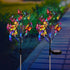 Solar Garden Lights, Outdoor 2 Pack Butterfly Solar Lights Waterproof Stake Decorative LED Light, Solar Powered Light Garden Decor for Outside Pat...