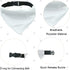 Dog Bandana Collar, 4 PCS Sublimation Blank DIY Dog Bandanas with Adjustable Buckle Polyester Pet Triangle Scarfs Kerchief for Large Dogs, XL...