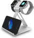 Dual Head Mode Watch Charging Stand Docking Station Holder Compatible for Apple Watch Series Apple Watch Ultra/8/7/6/5/3/2/SE Airpods Base & iPad ...