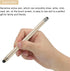 MECCANIXITY 5pcs Stylus Pens for Touch Screens with 2 Extra Tips Dual Rubber Tips Capacitive Stylus Universal Tablet Pen Sensitivity Precision, Ch...