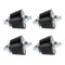 Rubber Studs Shock Absorber M8 40x26mm 4 Pack Anti Vibration Rubber Isolator Mounts Vibration Isolation Mount for Mini Split Heat Pumps, Air Compr...