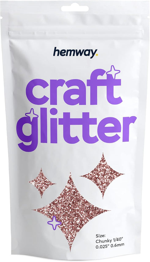 Hemway Craft Glitter 100g / 3.5oz Glitter Flakes for Arts Crafts Tumblers Resin Epoxy Scrapbook Glass Schools Paper Halloween Decorations - Chunky...