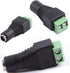 DC Power Jack Plug Adapter Barrel Connector 20 Pairs 12V Male and Female 2.1xx5.5mm for CCTV Security Camera System, LED Strip...