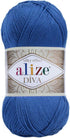Hand Knitting Yarn 100% Microfiber Acrylic Yarn Alize Diva Silk Effect Thread Crochet Art Lace Craft Lot of 4 skeins 400gr 1532yds (132)......