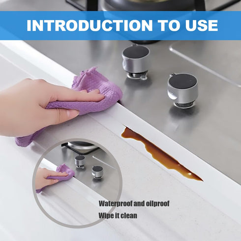 Caulk Tape,Bathroom Corner Caulking Tape,Self-Adhesive Sealing Tape Used for Kitchen Sink,Toilet, Bathroom Bathtub, Tub Floor Wall Edge Protector ...