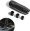 3.3Inch/8.5cm Aluminum Alloy Shifter knob Universal Gear Shifter Knobs with Adapter Fits Most Car(Black)...