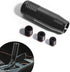 3.3Inch/8.5cm Aluminum Alloy Shifter knob Universal Gear Shifter Knobs with Adapter Fits Most Car(Black)...