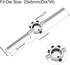 uxcell 20mm Round Die Stock Handle Wrench Holder for Metric M3-M4 / 11.5mm-20mm Round Die, Zinc Alloy Carbon Steel...