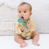 Itzy Ritzy Silicone Baby Teether – BPA-Free Infant Teether with Easy-to-Hold Design and Textured Back Side to Massage and Soothe Sore, Swollen Gum...