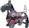 6 Colors Cute Scottish Dog Brooch Pins Dress Clothes Jewelry Gifts Dog Collection for Women Girls...