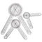 Goniometer Set 3 Pieces 12", 8", 6" Body Measuring Tape - Physical Therapy, Occupational Therapy, Fitness, Medical Protractor Angle Ruler Measurin...