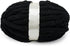 Black Chenille Chunky Yarn for Hand Knitting Fluffy Jumbo Chenille Yarn DIY for Crocheting Blanket Cushion 1 Skein (8.5 oz, 32 yds Each Skein)......