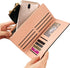 Wallet Women Cute Bifold Clutch Wallets with Zipper Coin Purse Card Holder Money Clip Gifts for Cat Lovers Black...