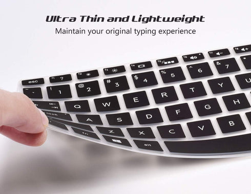 2 Pack Keyboard Cover for HP Laptop 15.6" 15-dw 15-dy 15-ef 15-da/db 15-bs/bw 15t 15z 15t-dy200 15t-dw300/HP Spectre x360 15t eb0043dx/HP Envy 17 ...