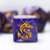 dice Set for Dungeon and Dragons D&D MTG 7-Die RPG Polyhedral Dice?D20 D12 D10 D8 D6 D4 D% (Purple)...
