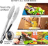 TENTA TENTA KITCHEN 9" Stainless Steel Kitchen Tongs, Locking Metal Food Tongs Non-Slip Grip (Set of 3)...