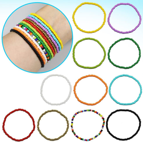 Bala&Fillic White Pearl 3mm Seed Beads About 3600pcs/100Grams in Bag, 8/0 Glass Craft Beads for Making Bracelet and Necklace (White Pearl)...