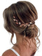 Jakawin Leaf Bride Wedding Hair Vine Gold Hair Piece Bridal Hair Accessories for Women and Girls HV179 (Rose Gold)...