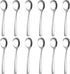 Teaspoons Silverware, 4.8 Inch Coffee Spoons Set of 12,Food Grade 18/8 Stainless Steel Tea Spoons,Dessert Spoons,Small Spoons,Mini Spoons,Mirror F...