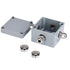 80x76x60mm Aluminum Alloy Metal Waterproof Junction Box, Universal Industrial Structure IP66 Outdoor Using explosionproof Electrical Project Box 3...