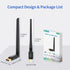 Long Range Bluetooth 5.3 USB Adapter for PC, 492FT, Plug and Play Wireless Transmitter Dongle for Windows 11/10/8.1/7, Pair W/Bluetooth Headset He...