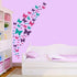 Jeyfel Decals: Butterfly Wall Decals- Purple, Pink & Turquoise Set. DIY Decoration. Beautiful Butterfly Wall Stickers. Girls, Nursery, Room Decor....