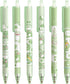 6 Pcs Gel Ink Pens Cartoon Retractable Pens Cute Animal Pen 0.5mm Ballpoint Pen Office School Supplies for Girls (Frog)...