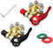 2PCS Battery Terminal Connectors, 4 Way Quick Release Disconnect Battery Terminals, Positive Negative Battery Cable Ends for SAE/JIS Type A Posts ...