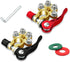 2PCS Battery Terminal Connectors, 4 Way Quick Release Disconnect Battery Terminals, Positive Negative Battery Cable Ends for SAE/JIS Type A Posts ...