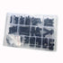 Black Nylon Hex Bolt Metric Thread Hexagon Screw Assortment Set Kit 226pcs M4 M5 M6 M8 M10...