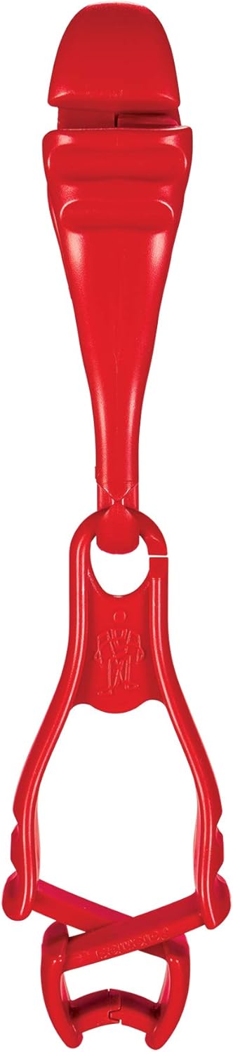 Ergodyne Squids 3400 Glove Clip Holder with Dual Clips, 6-Pack, Red...