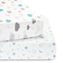 TILLYOU Baby Crib Sheets for Boys Girls, Super Soft Toddler Bed Sheets, 2 Pack Sheets for Standard Crib Mattress 28x52in, Blue Clouds and Stars...