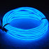 ABALDI EL Wire Rope Lights Portable Battery Powered Flexible Glowing Strobing Electroluminescence for Xmas Party Decoration(3m/9ft,Blue)...