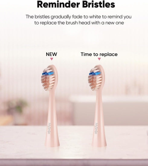 MySmile DY156 Electric Toothbrush for Adults, Rechargeable Sonic Battery Toothbrush Portable with 3 Brush Heads, 2 Mins 5 Modes Smart Timer, 45000...