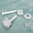 Plastic Toilet Seat Hinge Bolt Screws 2 Pack Toilet Seat Screws Replacement with Nuts and Washers to Fix the Top Mount Toilet Seat...