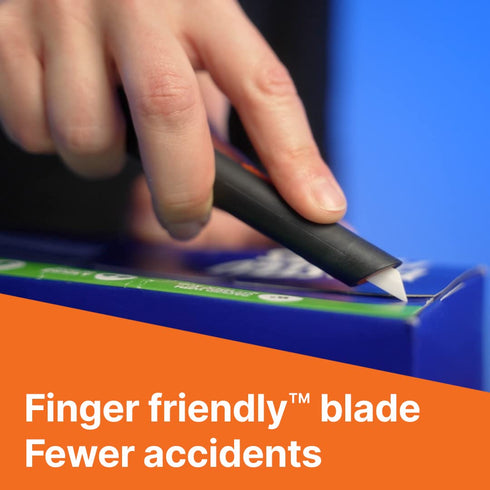 Slice 10513 Pen Cutter, 3 Position Manual Blade, Cuts Packages, Cardboard Box, Stays Sharp up to 11x Longer Than Metal Blades...