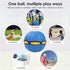 UFO Magic Ball, Portable Pet Toy Flying Saucer Ball, Creative Doggy Disc Ball Stomp Magic Balls, Decompression Flying Flat Throw Dog Ball Toy for ...