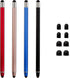 Stylus Pens for Touch Screens - Waycco High Sensitivity Capacitive Stylus 2 in 1 Touch Screen Pen with 8 Replaceable Tips for iPad iPhone Tablets ...