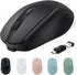 Bluetooth Wireless Mouse USB C for Macbook Air Pro/Computer/Laptop, Wireless Rechargeable Silent Ergonomic Mouse Type C for Mac/iPad/iMac/Surface ...