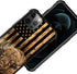 TnXee Case Compatible with iPhone 12 Case, Wood Grain American Flag Cow@Bison Pattern Design case for iPhone 12 Pro Cases for Mans Women, Shockpro...