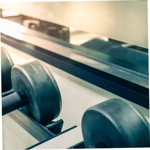 SUPVOX 4pcs Dumbbell Rack Storage Shelves Gym Equipment Wood Tray Dumbbell Organizer Wall Mounted Shelves for Storage Tree Holder Stand Workout To...