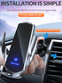 Wireless Car Charger, SIHENMY 15W Fast Wireless Charger for car Auto-Clamping, fit for iPhone 15 14 13 12 11 Pro Max Xs, Samsung Galaxy S23 Ultra ...