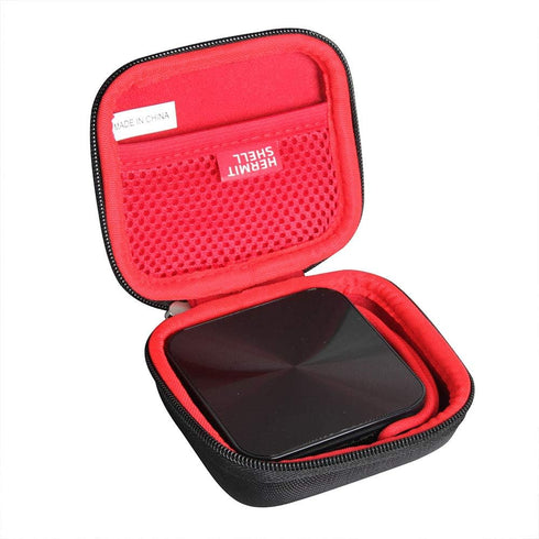 Hermitshell Hard Travel Case for KONFULON Portable Charger 10000mAh Power Bank (Black+Red)......