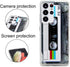 FAteam Case for Galaxy S21 Ultra 5G Shockproof Scratchproof with TPU Soft Bumper Retro Cassette Tape Case Compatible with Samsung Galaxy S21 Ultra...