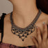 Missgrace Boho Dainty Layered Black Rhinestones Tassel Punk Choker Necklace for Women Chunky Necklaces Black Chain Necklace Jewelry Gifts for Wome...