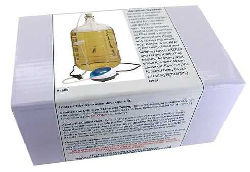 L.D.Carlson Company Complete Oxygenation System with Pump For Homebrew...
